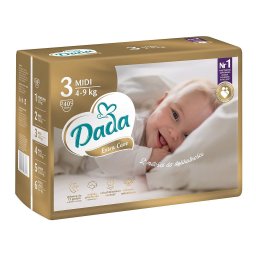 Dětské jednorázové pleny DADA Extra Care 3 MIDI 4-9 kg 40 ks