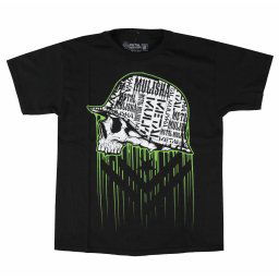 tričko dětské METAL MULISHA - BOYS NEGATIVE - BLACK - MBTSS1004-BLK