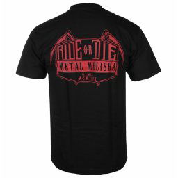 tričko pánské METAL MULISHA - RIDE OR DIE - BLACK - MMTSS1056-BLK