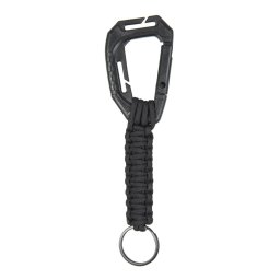 MIL-TEC karabina MOLLE s PARACORDEM ČERNÁ