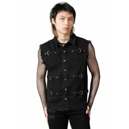 vesta unisex KILLSTAR - Ervin Button-Up - Black - KSRA005625