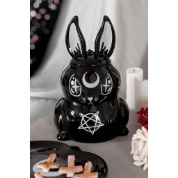 dekorace (dóza) KILLSTAR - Evil Bunny - Black - KSRA005845