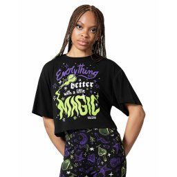 tričko dámské (top) KILLSTAR - Magic Chill Crop - Black - KSRA005981
