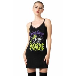 noční košilka dámská (pyžamo) KILLSTAR - Magic Night Cami - Black - KSRA005987