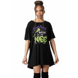 šaty dámské (tričko/pyžamo) KILLSTAR - Magic Rest - Black - KSRA005988