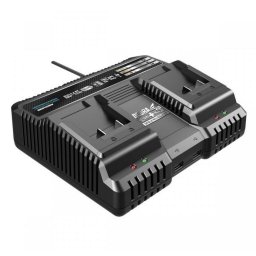 Duální rychlonabíječka 2x 4,5A 18V DED7039V DED7039V