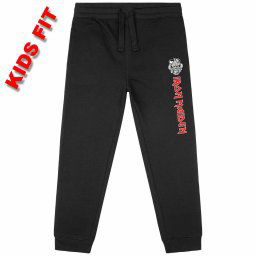 kalhoty dětské (tepláky) Iron Maiden - Eddie & Logo - Metal-Kids - 797.11.8.37
