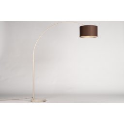 Stojací oblouková lampa Adamo Brown Filliore