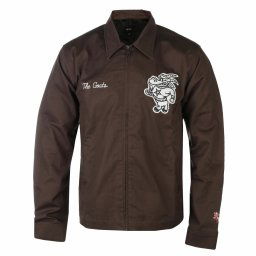 bunda pánská HUF x THRASHER - Field Crew - chocolate - jk00384-choco