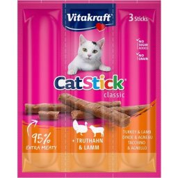 Vitakraft Cat Stick krůta + jehněčí - 3ks