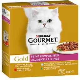 GOURMET GOLD Double Pleasure 8x85g