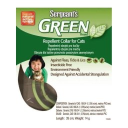 Sergeanťs Green obojek pro kočky 35cm