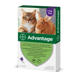 Advantage 80 pro kočky nad 4kg 4x0,8ml