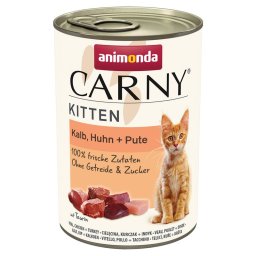 Animonda Carny Kitten 400g telecí, kuře, krůta