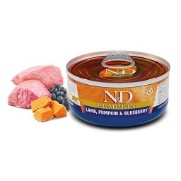 N&D CAT PUMPKIN Adult Lamb & Blueberry 70g