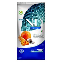 N&D GF OCEAN CAT Adult Herring, Pumpkin & Orange 1,5kg