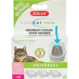 PURECAT Refill osvěžovač a pohlcovač zápachu 6x
