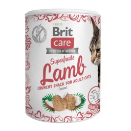 Brit Care Cat Snack Superfruits Lamb 100g