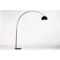 Stojací oblouková lampa Cannes Nero
