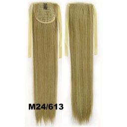 Girlshow Culík, cop rovný na zavazování 57 cm - M24/613 (mix platinově plavá/beach blond)