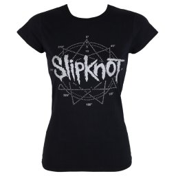 tričko dámské Slipknot - Logo Star - ROCK OFF - SKTS32LB