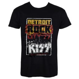 tričko pánské KISS - Detroit Rock City - HYBRIS - ER-1-KISS005-H68-6-BK