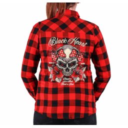 košile dámská BLACK HEART - ARIELLA - RED - 12543