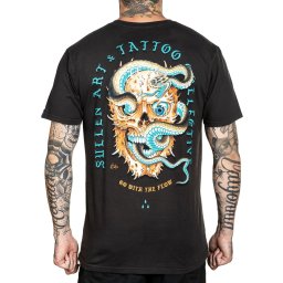 tričko pánské SULLEN - FLOW - VINTAGE BLACK - SCM3873_VBK