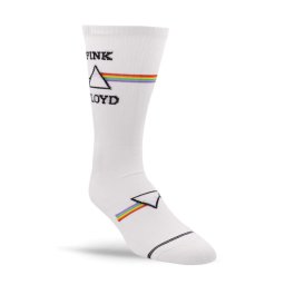 ponožky PERRI´S SOCK - PINK FLOYD - DSOTM - WHITE - PFA302-100