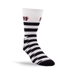 ponožky PERRI´S SOCK - KISS - STRIPE - WHITE - KSA302-100