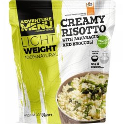 ADVENTURE MENU krémové rizoto s chřestem a brokolicí PORCE 124g/400g - dehydrované hotové jídlo