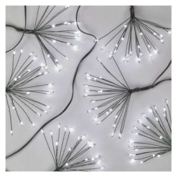 EMOS D3AC10 LED řetěz – svítící trsy, nano, 8 m, vnitřní