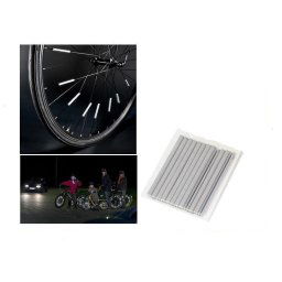 LED21 Reflexní tyčinky na výplet (dráty špice) jízdních kol, 12ks