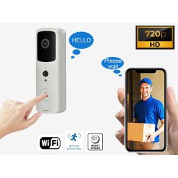Bezdrátový zvonek s kamerou HD - Video domovní Wifi zvonek (app na mobil)