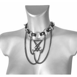 obojek SIGIL OF LUCIFER CHAINS CHOKER - LSF9 37