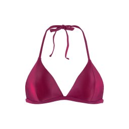 Satin Red vrchní díl plavek S1039 M vínová