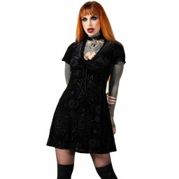 šaty dámské KILLSTAR - Spiritual Chant - Black - KSRA006015