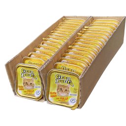 Gran Bonta paté s kuřecím MULTIPACK - vanička pro kočky 32x100 g