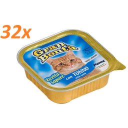 Gran Bonta paté s tuňákem MULTIPACK - vanička pro kočky 32x100 g