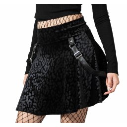 sukně dámská KILLSTAR - Kitty Pride - Black - KSRA006170