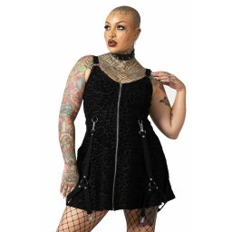 šaty dámské KILLSTAR - Feelin Purrty - Black - KSRA006178