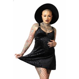 šaty dámské KILLSTAR - Cool Cat - Black - KSRA006165