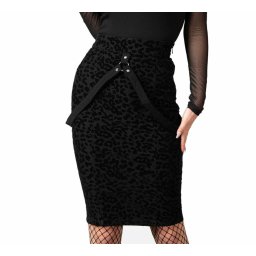 sukně dámská KILLSTAR - Catty Queen - Black - KSRA006179