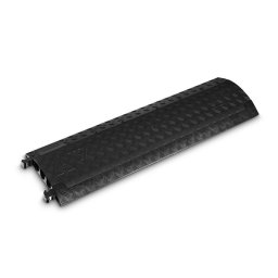 Černý plastový kabelový most s víkem DEFENDER MINI - 105 x 29 x 5 cm