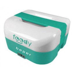 Elektrický lunchbox BEPER BC160A Foody Azurro 1,6 L do auta i do sítě