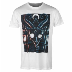 tričko pánské AKUMU INK - Baphomet's Curse - White - 22TM21
