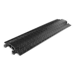 Černý plastový kabelový most s víkem DEFENDER MICRO 2 - 100,5 x 27,3 x 4,5 cm