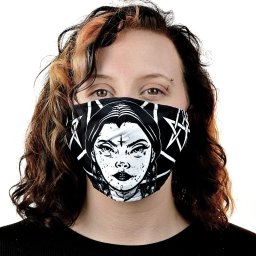 maska HEARTLESS - WEDNESDAY - BLACK - POI961