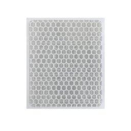 Reflexní nálepka na blatník Xiaomi Mi Electric Scooter 3/Pro2/1S/Essential červená - stříbrná