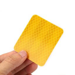 Reflexní nálepka na blatník Xiaomi Mi Electric Scooter 3/Pro2/1S/Essential červená - žlutá